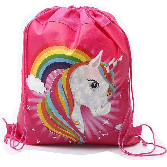 Unicorn Drawstring Bags For Gift party bags - Picture 1 of 3